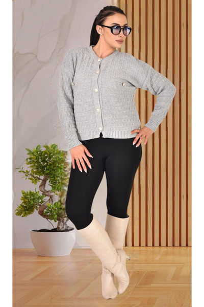 acetinkaya Button-Detail Knitted Cardigan