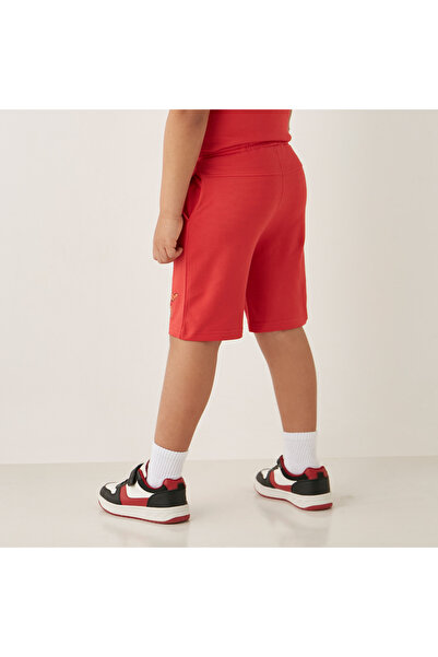 Marvel Spidey Print Shorts with Drawstring Closure