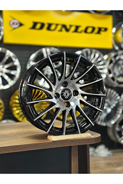 AGT 15” Black Diamond İthal Jant Takımı - 6.5J - 4x100 - ET35 - Tüm 4x100 Araçlarla Uyumlu - 4 Adet