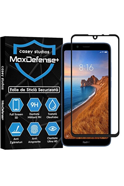 Casey Studios Folie Sticla Xiaomi Redmi 7A, Full Cover 3D, Ultra HD, Anti Zga...