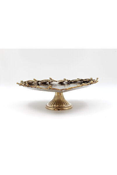 ANTEPSEPETİ Silver Plated Copper Heart Tray