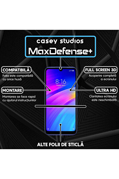 Casey Studios Film compatible with Xiaomi Redmi Note 7/Note 7 Pro, Full Cover, HD, Anti Scratch, Anti Shock