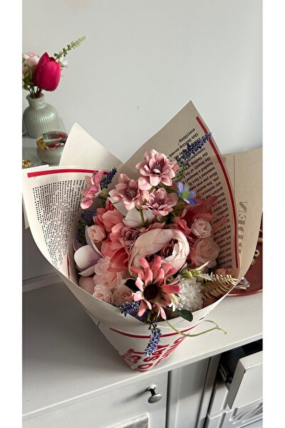 Voya garden Yapay Hediyelik Çiçek (Voya Garden) – Yeni Doğan, Geçmiş Olsun, Doğum Günü İçin Kalıcı Aranjman