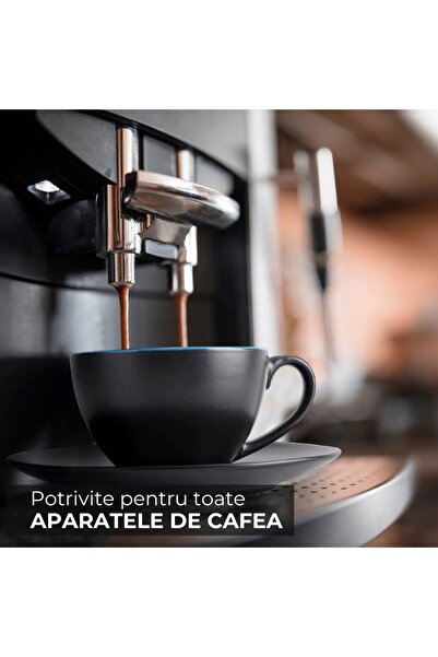 MIAMIO Set of 6 Cappuccino cups with saucer, Le Papillon collection, ceramic, blue, 175 ml