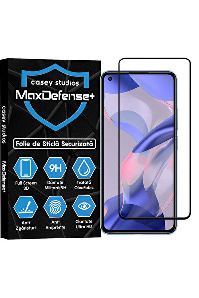Casey Studios Folie Sticla Xiaomi 11 Lite 5G NE/Mi 11 Lite, Ultra HD, Anti Zgarieturi, Anti Socuri, Margini Negre