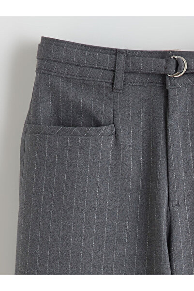 LC Waikiki Wideleg Striped Girl's Trousers