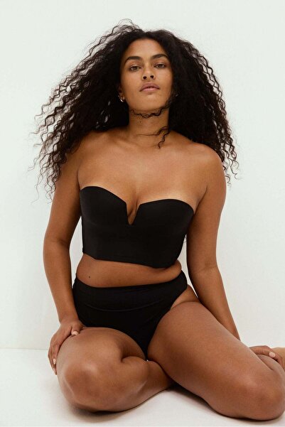 H&M Padded-cup microfibre bustier