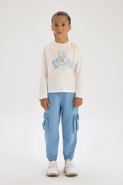 Tyess Tricou Ecru pentru Fata BG Store