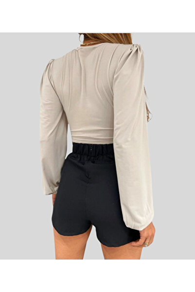 MQ Women's long-sleeved crop top