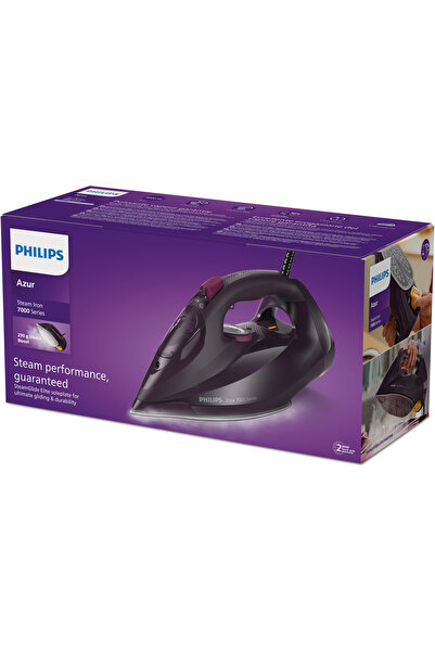 Philips Fier de calcat Azur DST7061/30, 3000W, debit de abur de 55g/min si jet de abur de 250 g, tal