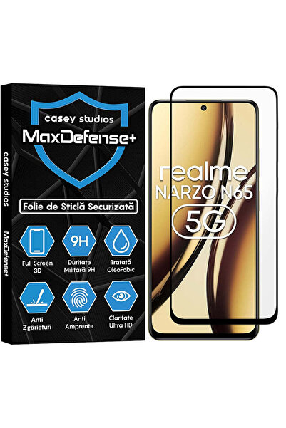 Casey Studios Folie Realme Narzo N65, Full Cover, Ultra HD, Anti Zgarieturi, ...