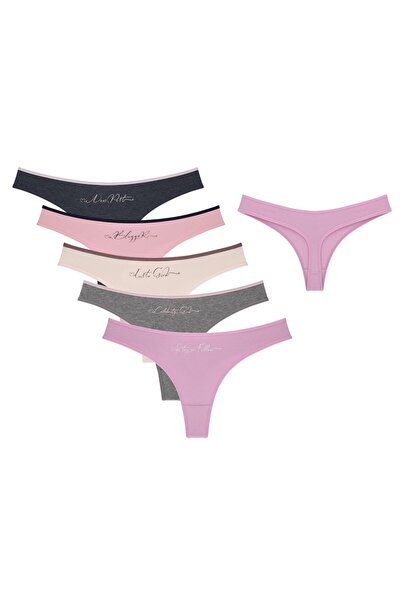 Donella 5'li Kadın Tanga 2471PB126