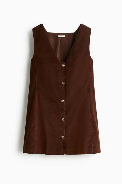 H&M Corduroy pinafore dress
