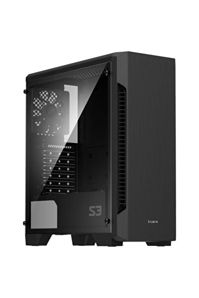 Zalman Κουτί S3, Μεσαίος Πύργος, χωρίς τροφοδοτικό, ATX, μαύρο