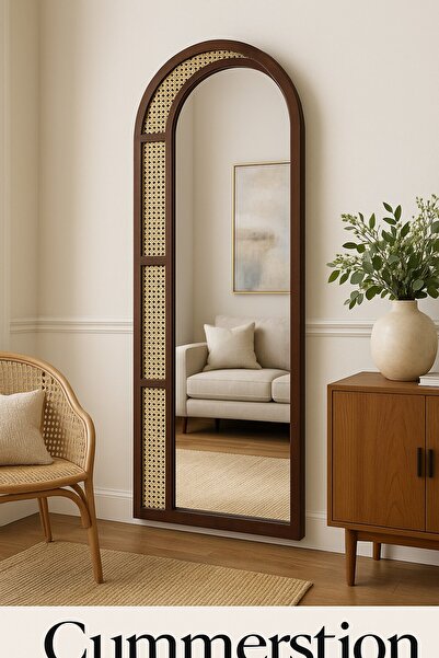 arykanda SEVİLLA AHŞAP BOY AYNASI - DEKORATİF HAZERAN AYNA