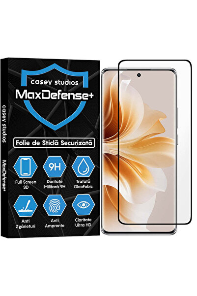 Casey Studios Folie Sticla Oppo Reno11 Pro, Full Cover 3D, Ultra HD, Anti Zga...