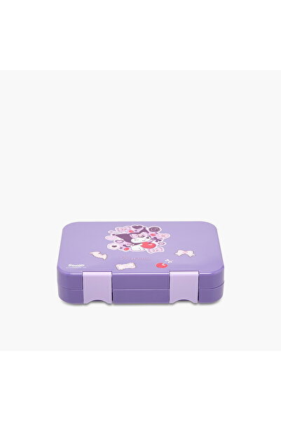 kuromi Printed Lunch Box with Clip Lock Closure