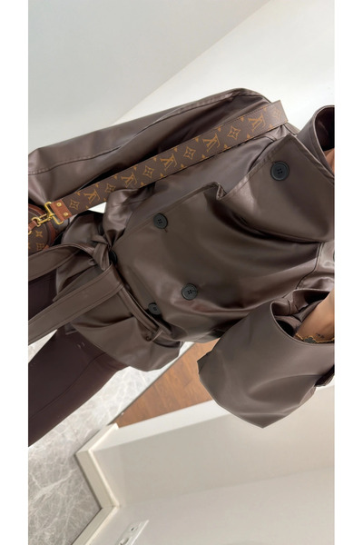 My Blog Καφέ δερμάτινο μπουφάν Ανδαλουσίας - 510285