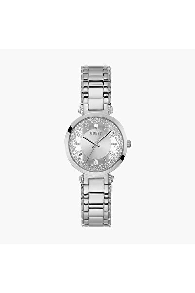 Guess Silver Analog Stainless Steel Strap Watch - GW0470L1 | 33 MM