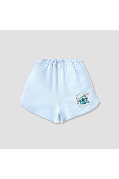 Disney Stitch Print Shorts with Drawstring Closure - Set of 2