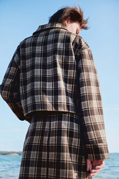 H&M Bonded shirt jacket