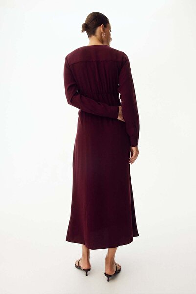 H&M MAMA Tie-detail crêpe dress