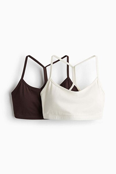 H&M 2-pack Light Support sports bra with DryMove™