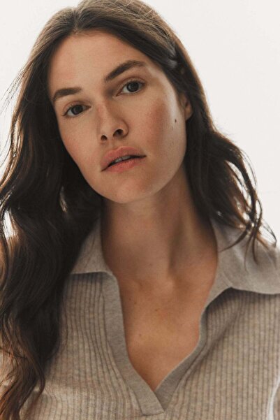 H&M Rib-knit polo shirt