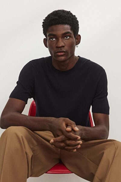 H&M Slim Fit Knitted T-shirt