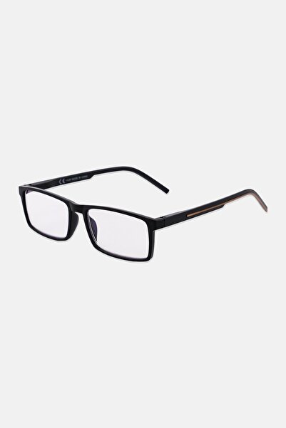 A & A Glasses Men WR-S6913S Rectangular Reading Glasses, Black