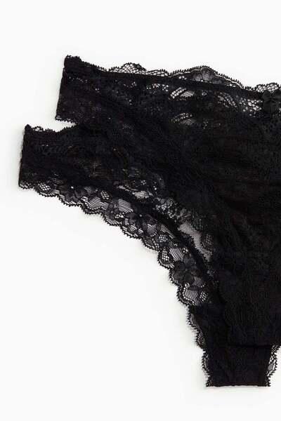 H&M 2-pack lace thong briefs