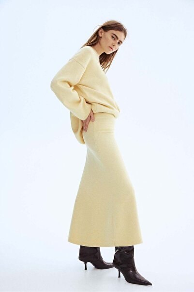 H&M Flared knitted skirt