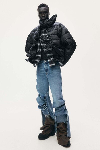 H&M Boning-detail puffer jacket