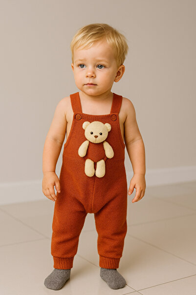 SANTRALBEBE Unisex Salopet Baby Jumpsuit