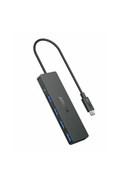 Anker Διανομέας USB-C 4 σε 1 4x USB-A 5Gbps, μαύρος