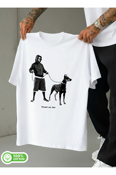 STREETFASHION Oversized Unisex Trust No One T-shirt