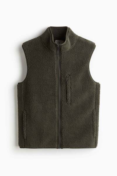 H&M Regular Fit Teddy sports gilet