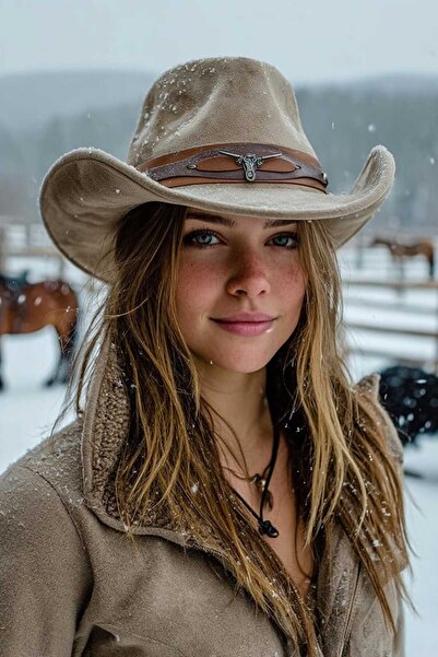 LAGRANZE Καπέλο καουμπόη Dakota Rider Nubuck