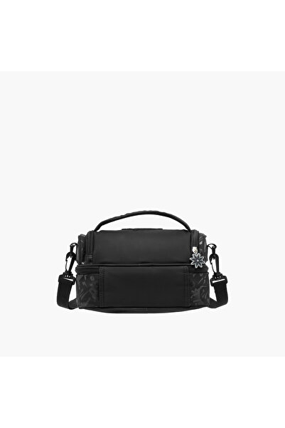 Juniors Ninja Print Double Layer Lunch Bag with Zip Closure