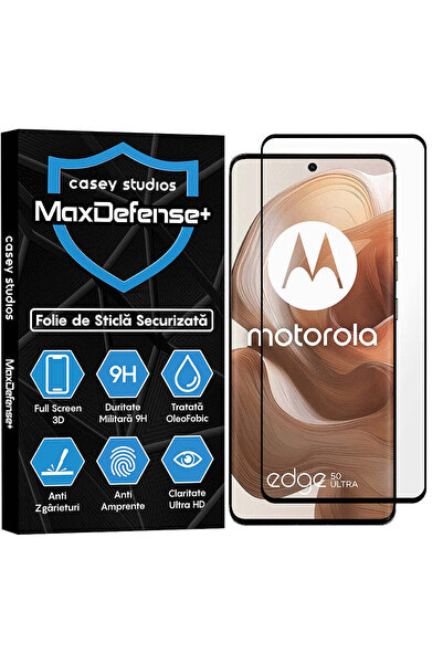 Casey Studios Folie de protecție Motorola Edge 50 Ultra, Full Cover 3D, HD, A...