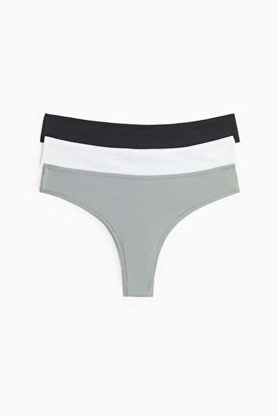 H&M 3-pack microfibre Brazilian briefs