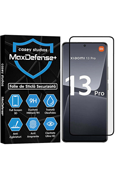 Casey Studios Folie Sticla Xiaomi 13 Pro, Full Cover 3D, Ultra HD, Anti Zgari...