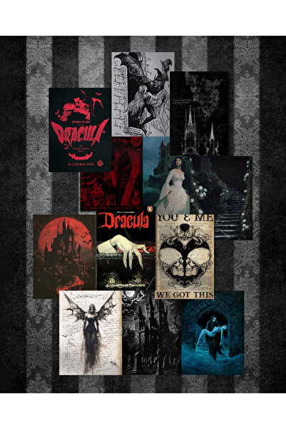 merccuri crafts Gothic Estetiğinde Aşırı Yüksek Kaliteli Poster Duvar Kağıdı ...