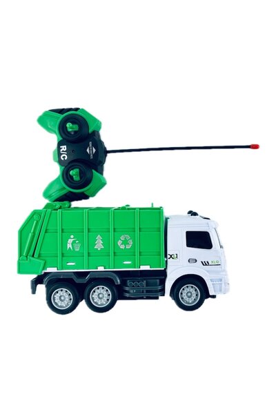 OEM Remote Control Garbage Truck, 20 cm, Green White