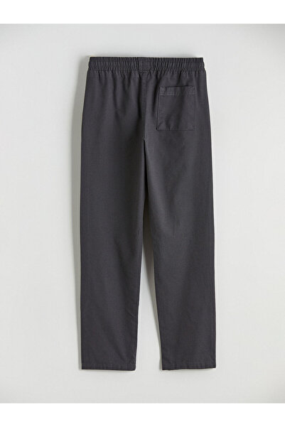 LC Waikiki Lcw kids anthracite elastic waist boys' trousers