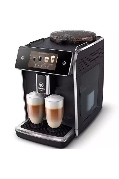 SAECO Aparat automat de cafea, Saeco, GranAroma Deluxe SM6680/00, 1500W, Negru