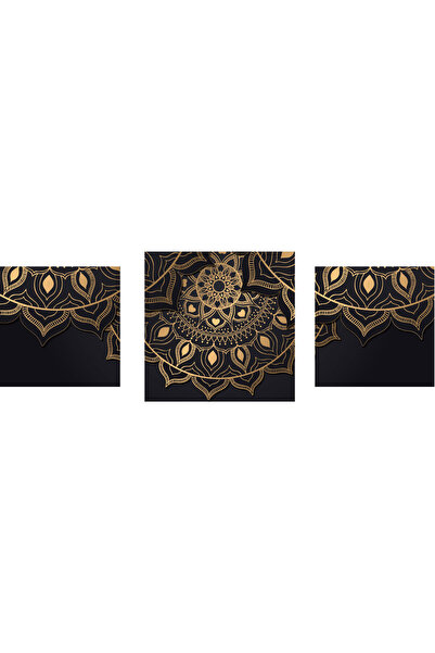 4Decor Set Pictură pe pânză - Mandala - 130x50 cm
