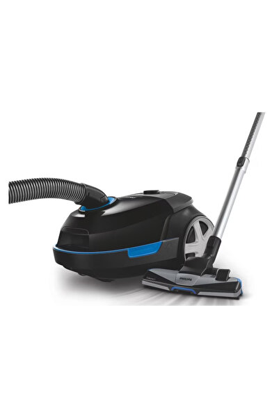 Philips Ηλεκτρική σκούπα με σακούλα Performer Active FC8578/09, 650 W, τεχνολογία AirflowMax, TriActive, Μαύρο