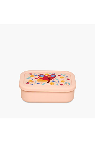 SASSI صندوق غداء مطبوع عليه فراشة بثلاث أقسام - 700 مل