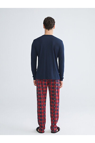 LC Waikiki Візія Новий сезон Велосипедна комір Чоловічий піжамний комплект